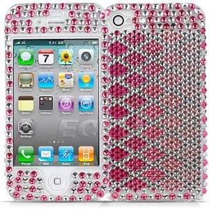  Ecell   PINK DIAMOND CRYSTAL 3D BLING CASE FOR APPLE 