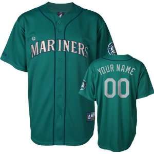  Seattle Mariners Majestic  Personalized With Your Name 