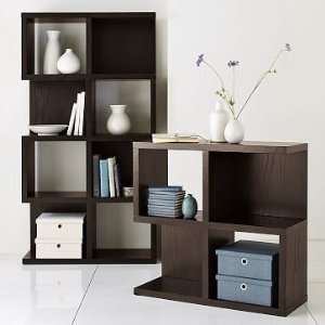  west elm Cubit Checkers Bookcase, Tall, Chocolate Office 
