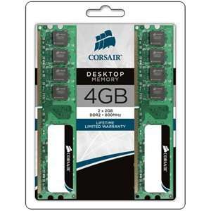  Corsair Value Select 4GB DDR2 SDRAM Memory Module 