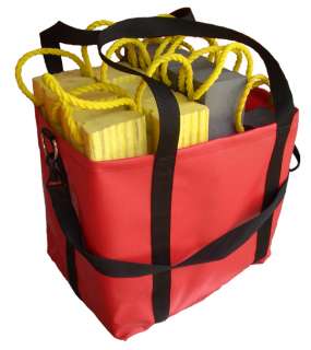 Cribbing Bag   Used at scenes requiring Extrication  