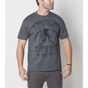  Metal Mulisha Scythes T Shirt   Medium/Charcoal 