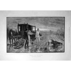  1887 Berkley Scylla Charbydis Duel Horse Carriage
