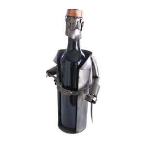 Pirate Wine Bottle Holder H&K Steel Sculpture, Guenter Scholz  