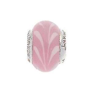 Lovelinks® by Aagaard   Sterling Silver River Current/Pink Bead with 