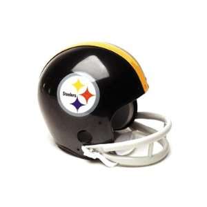  Steelers (1963 76) Miniature Replica NFL Throwback Helmet w/2 Bar 