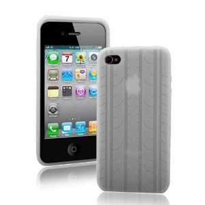   Print Case for iPhone 4 with Front and Back Screen Protector   Grey