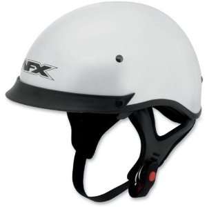 AFX FX 72 Single Inner Lens Beanie Helmet , Color Pearl White, Size 