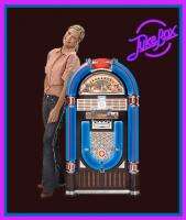 This Floor Standing Crosley Jukebox contains a powerful amplifier 