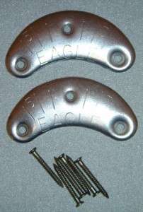 EAGLE Metal Heel Plates Savers w/Nails All Sizes 4 Pair  