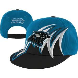   Carolina Panthers 2 Tone Reverse Slash Snapback Hat