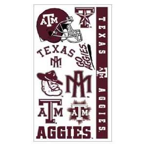  Texas A&M Aggies Tattoo Sheet *SALE*