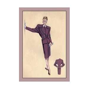  Smart Classic Suit With Raglan Sleeves 12x18 Giclee on 