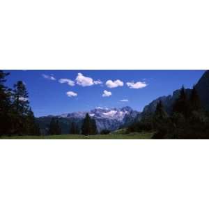 Alpine Meadow in Front of Mountains, Dachstein Mountains 
