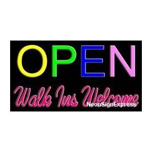  Open Walk Ins Welcome Neon Sign 