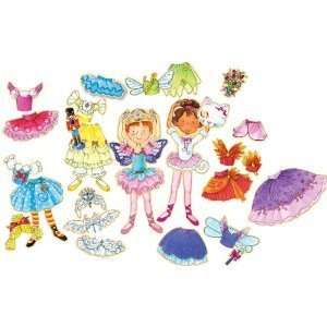   Daisy Girls Ballet Dress Up Fashion Magnetic Dolls Kit Toys & Games