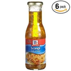 McCormick Scampi Seafood Sauce, 7.5 Ounce Glass Bottles (Pack of 6 