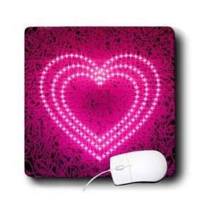  Rewards4life Gifts   Shiny Pink Heart   Mouse Pads 