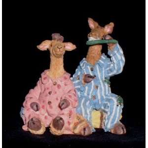  Boyds Bears   Dolly & Ollie Llama Pajama Rama   #2441 