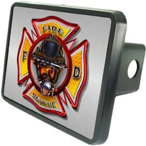 Firefighter Emblem Custom Hitch Plug for 2 receiver from Redeye 