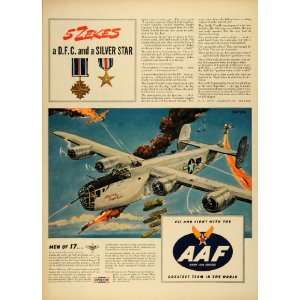 Ad United States Army Air Forces AAF Logo Fighter Plane WWII Aircraft 