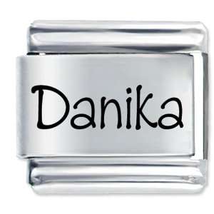  Name Danika Laser Italian Charms Pugster Jewelry