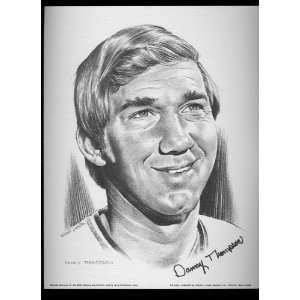 1974 Danny Thompson Minnesota Twins Lithograph  Sports 