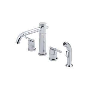 Danze Parma Collection Two Handle Widespread Kitchen Faucet with Side 