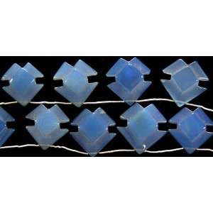  Blue Chalcedony Carved Shapes   