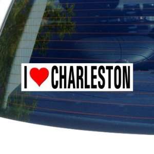   Heart CHARLESTON   West Virginia Window Bumper Sticker Automotive