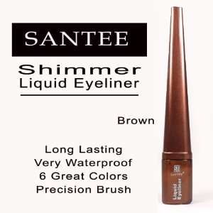  Santee Waterproof Liquic Eyeliner   Brown Beauty