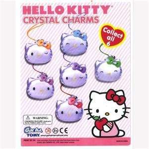  Hello Kitty Crystal Like (Means Clear See Thru) Charms 