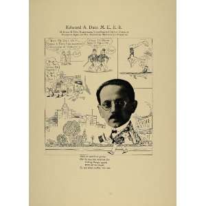  1923 Print Edward A. Dato Krenn & Dato Engineer Chicago 