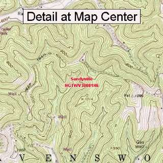   Map   Sandyville, West Virginia (Folded/Waterproof)