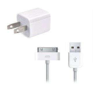 USB Wall Adapter Charger with USB to Dock Connector cable compatible 
