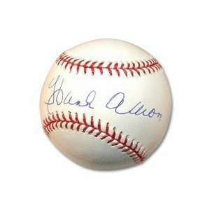  Hank Aaron Autographed MLB Baseball 