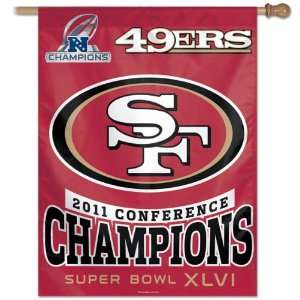  San Francisco 49ers 2011 NFC Conference Championship 27x37 
