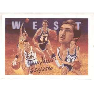  1991 92 Upper Deck Jerry West Autograph (Basketball Heroes 