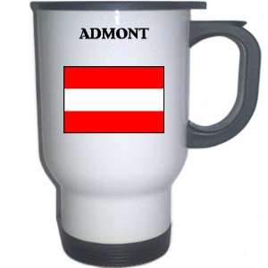  Austria   ADMONT White Stainless Steel Mug Everything 