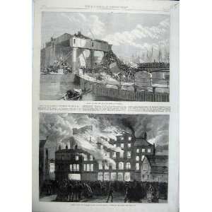 1865 Railway Accident Swansea Fire Compton Liverpool 