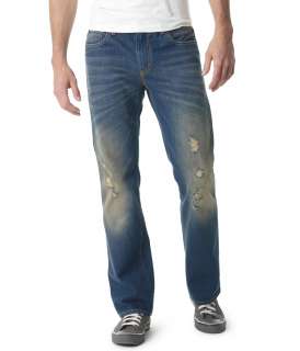 aeropostale slim bootcut blue resin dark wash jeans  