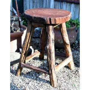 Salvaged Wood Garden Kitchen Chair (Teak) (24H x 15W x 15D)