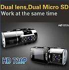 HD 720P NEW Dual Lens Dashboard Car vehicle Camera Video Recorder DVR 
