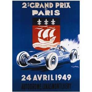   De Paris 24 Avril 1949   Poster by George Ham (28x36)