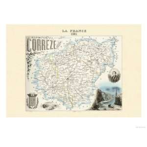  Correze Giclee Poster Print by Alexandre Vuillemin, 24x18 