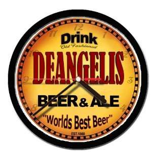  DEANGELIS beer ale cerveza wall clock 