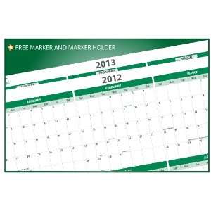  PlanetSafe® 2012/2013 2 Year Erasable Calendar 38 X 24 
