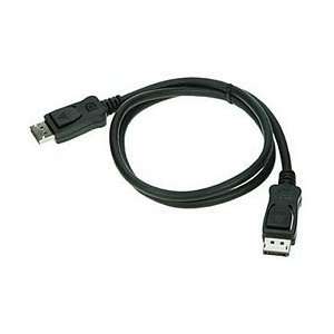  DISPLAYPORT MALE/MALE CABLE, 6 FT. Electronics