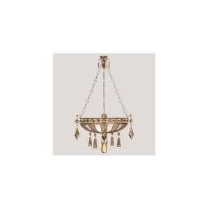 Fine Art Lamps 712240 3 Encased Gems 3 Light Ceiling Pendant in Bronze 