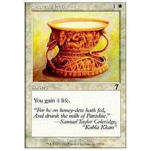   Magic the Gathering   Sacred Nectar   Seventh Edition Toys & Games